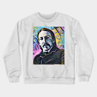 Robert Louis Stevenson Portrait | Robert Louis Stevenson Artwork 4 Crewneck Sweatshirt